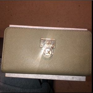 Michael Kors Olive Green Wallet